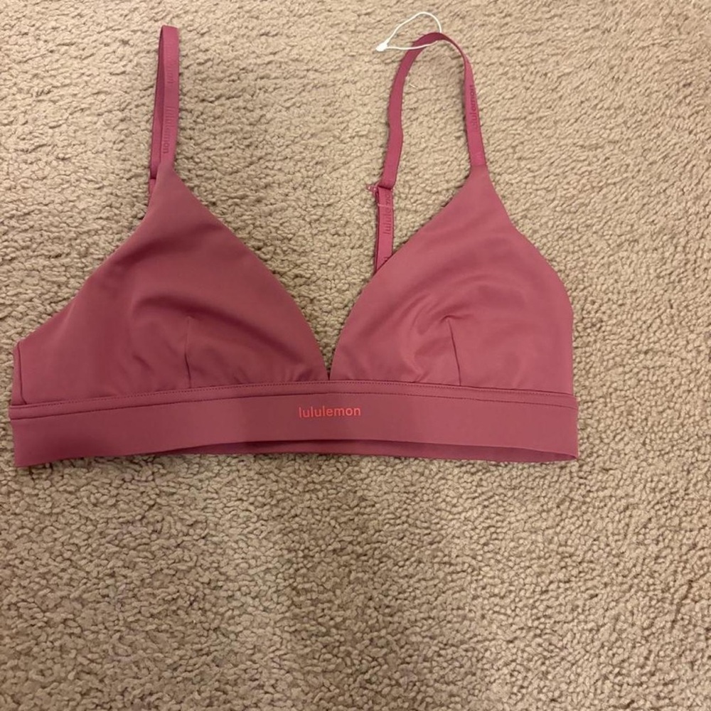 lululemon athletica Mauve Pink Triangle Bralette